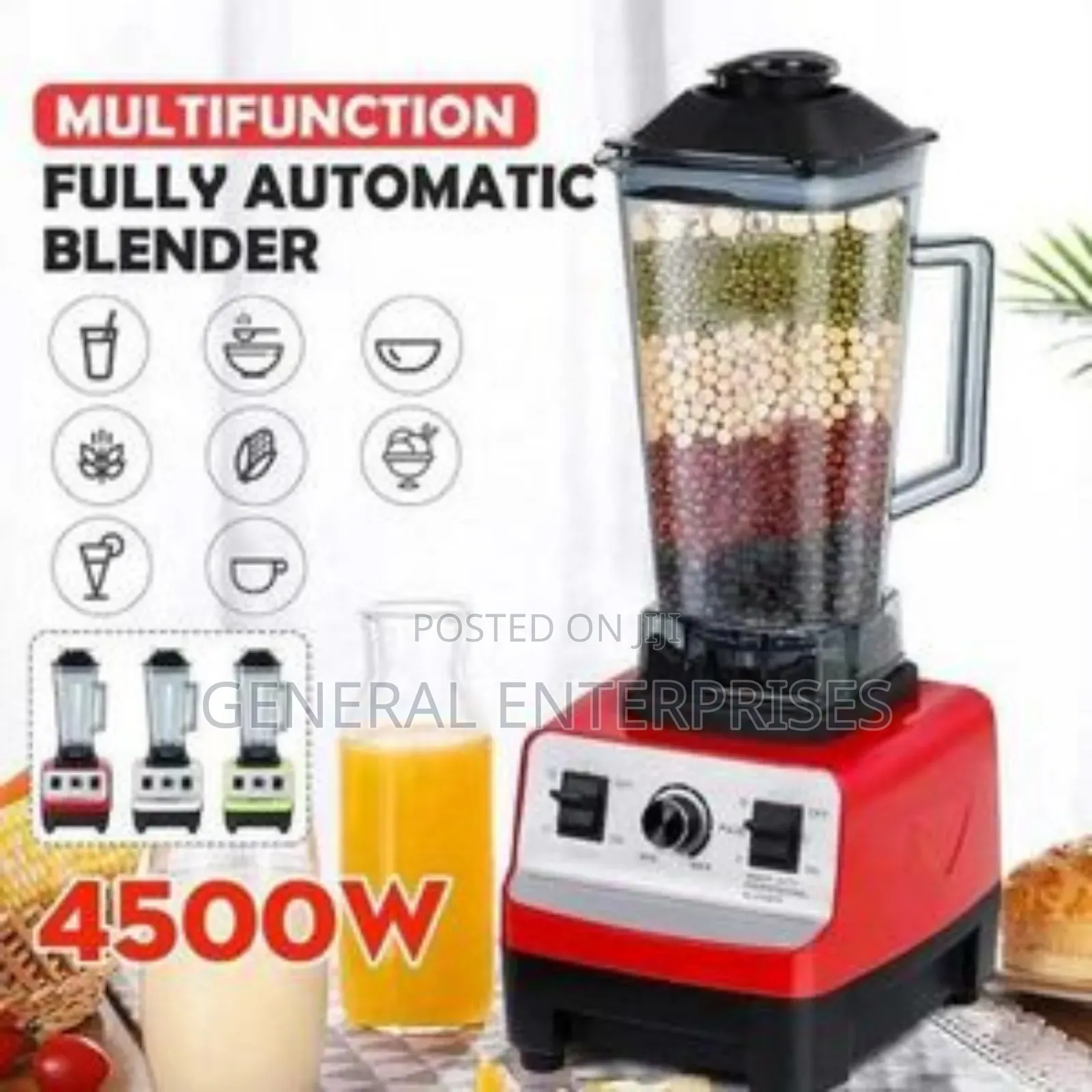 4500w Commercial-Grade Multipurpose Blender