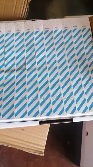 Tyvek Stripped Waterproof Paper Wristbands