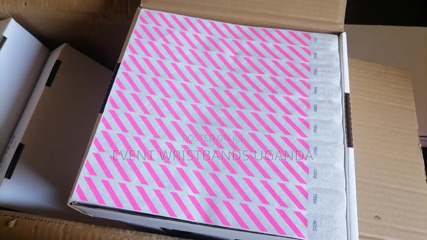 Tyvek Stripped Waterproof Paper Wristbands