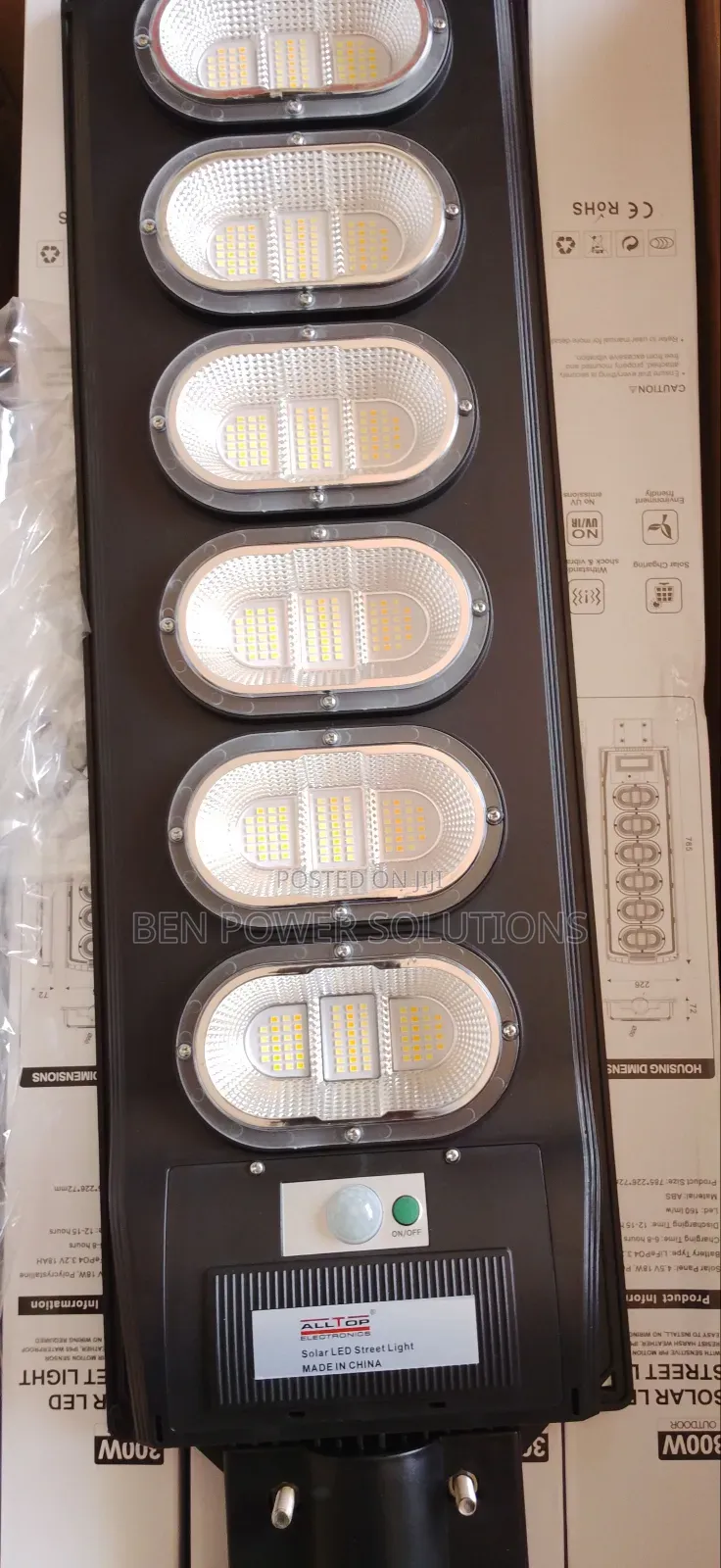 300w Outdoor Solar Led Street Light