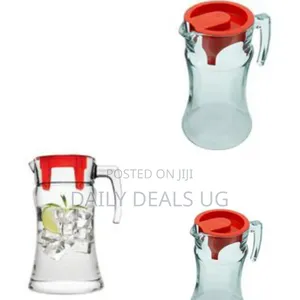 Practical Glass Jug / Pitcher With Filter Lid - Clear