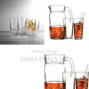 7-Piece Glass Beverage Water Set
