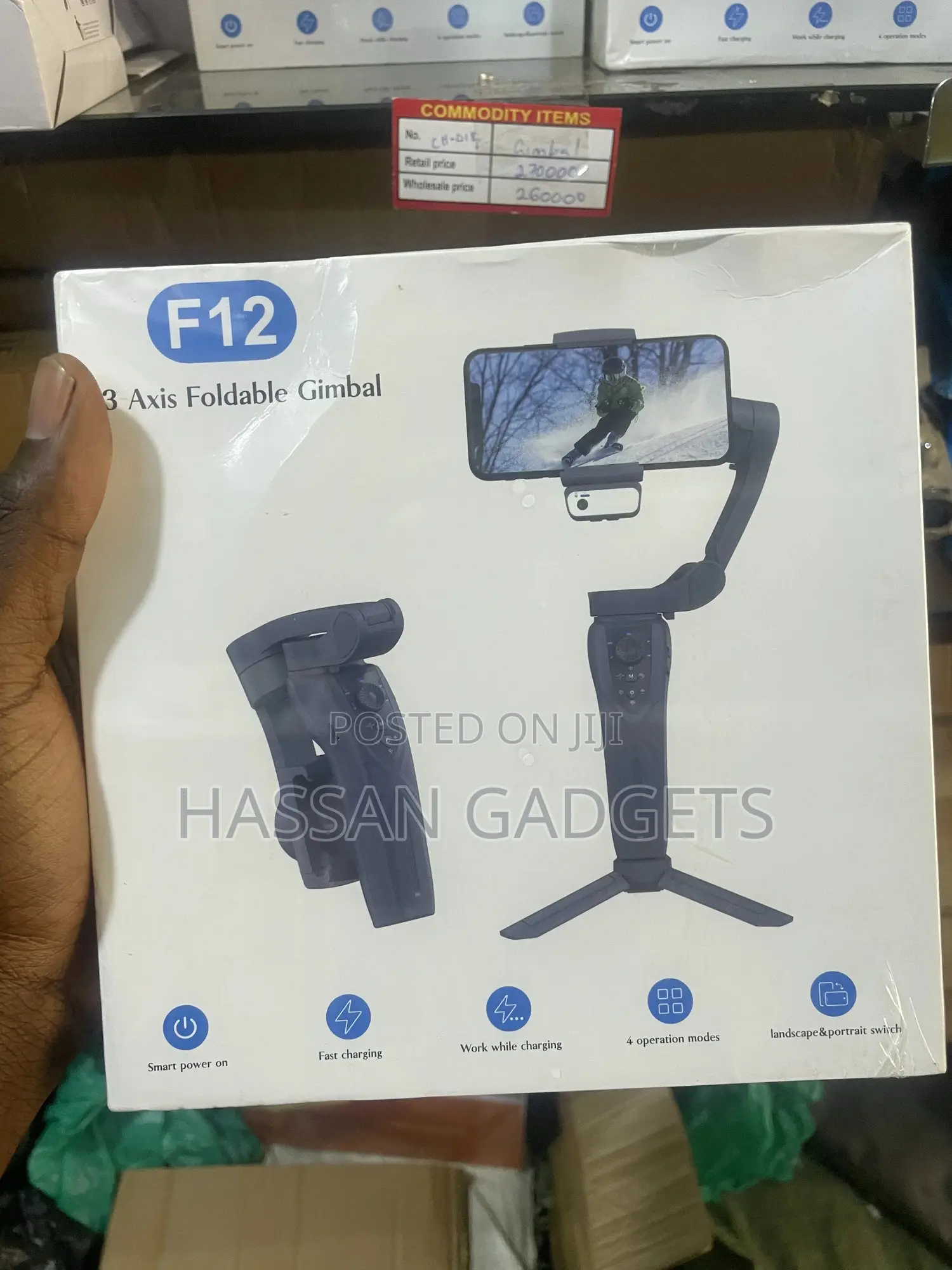 3-Axis Merak One M1 Smartphone Stabilizer, Handheld Gimbal