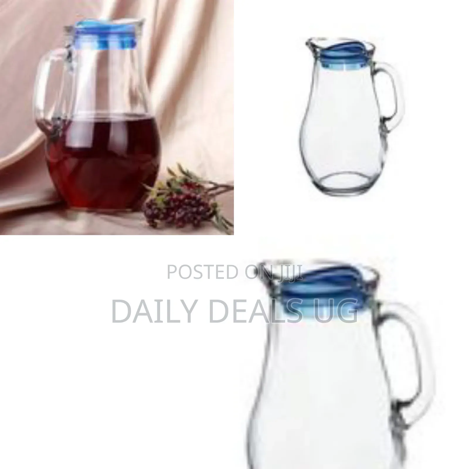 Pasabahce Bistro Glass Pitcher With a Lid