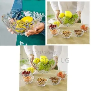 7-Piece Crystal Glass Bowl Set