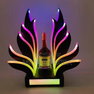 Phoenix-shaped Led Bottle Glorifier To Showcase Vip Bottles Settings