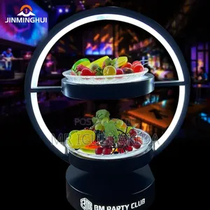 Led Illuminated Serving Tray For Bars,Party,Club To Display Fruits