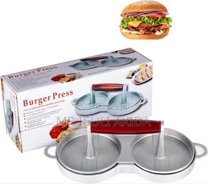 Double Burger Presswith Non Sticky Coating Fr Easy Patty Removal