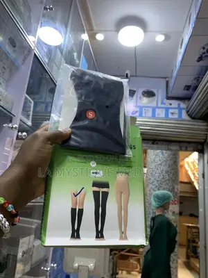 Beige Compression Stockings