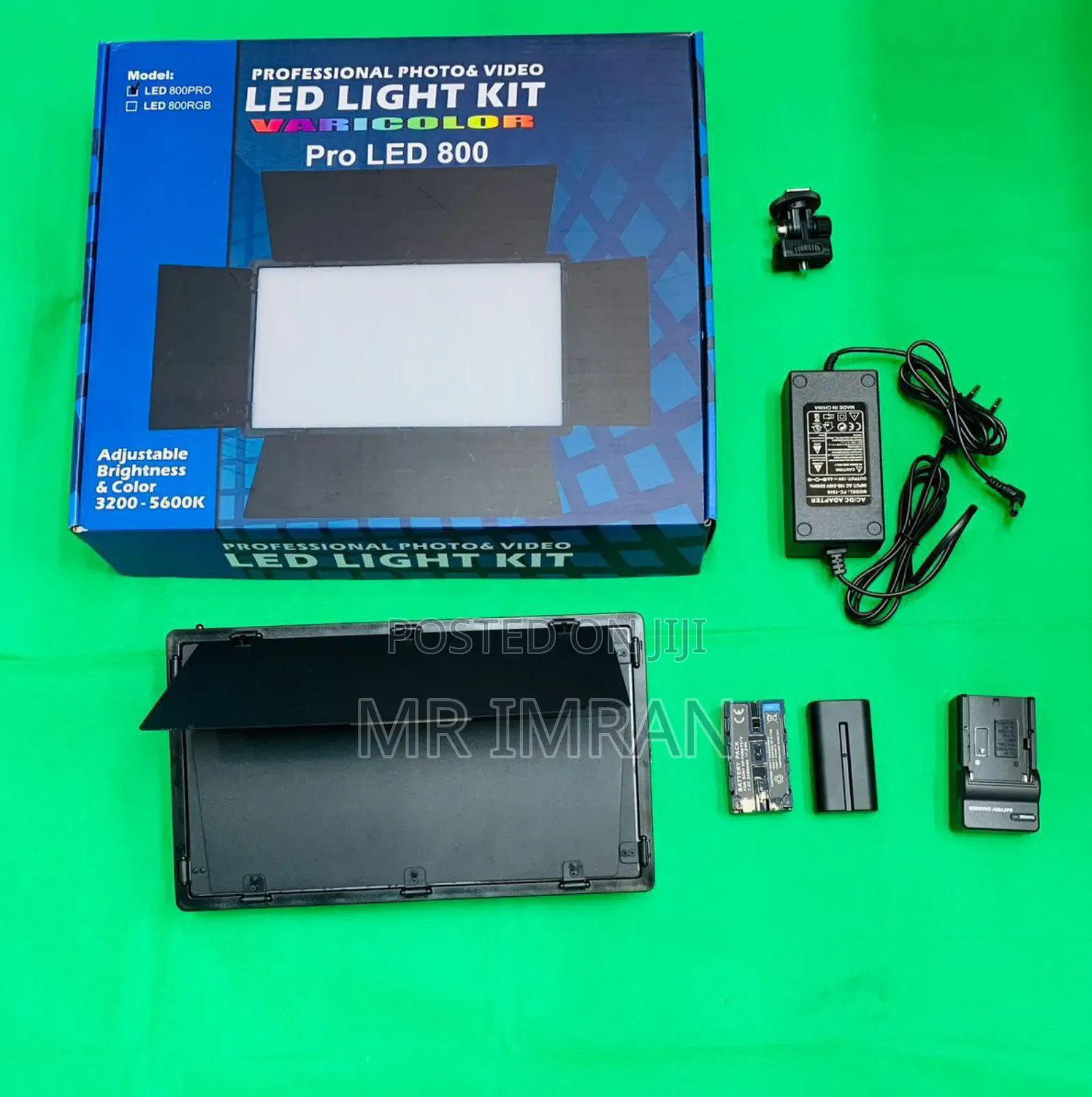 Pro Led 800 Professional Photo And Video Lighting Kit.