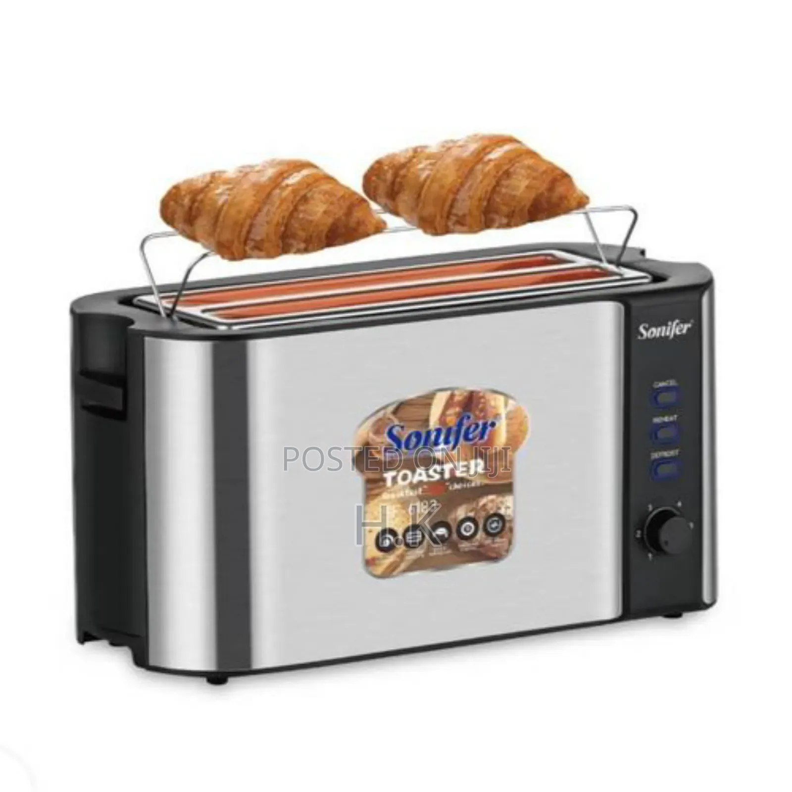 Stainless Steel 4 Slices Bread Toaster With Preheating Function