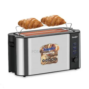 Stainless Steel 4 Slices Bread Toaster With Preheating Function