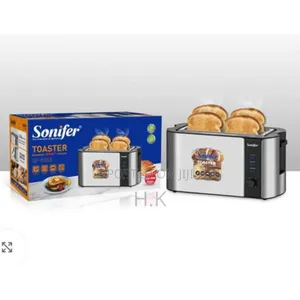 Stainless Steel 4 Slices Bread Toaster With Preheating Function