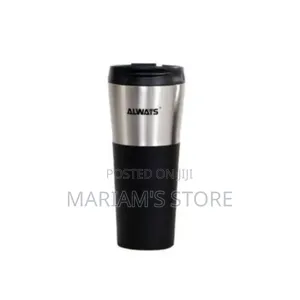 Always Vacuum Cup 600ml Tumbler Thermos Mug - Black