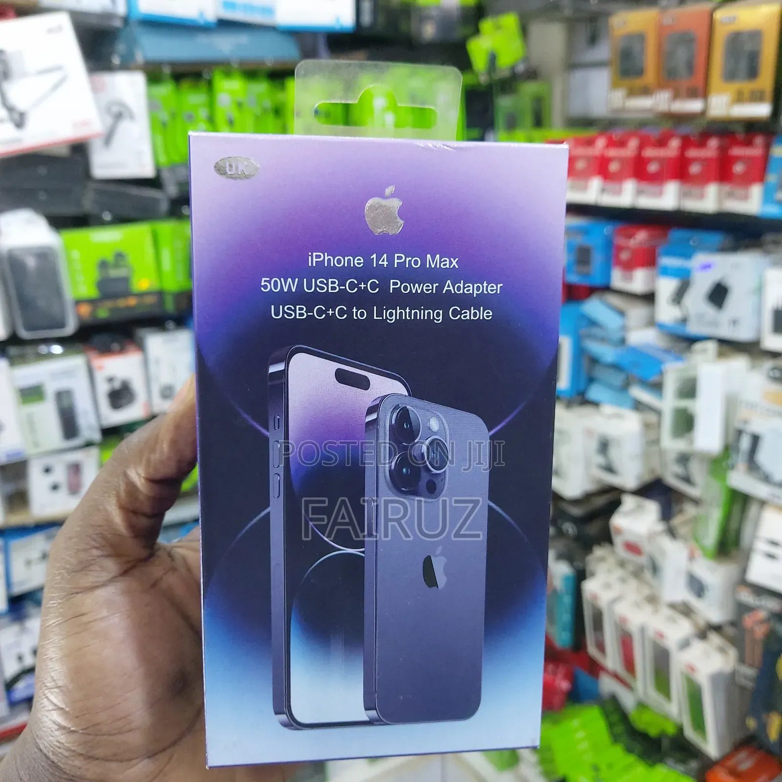 50w iPhone 14 Pro Max Usb-C to Usb-C + C to Lightning