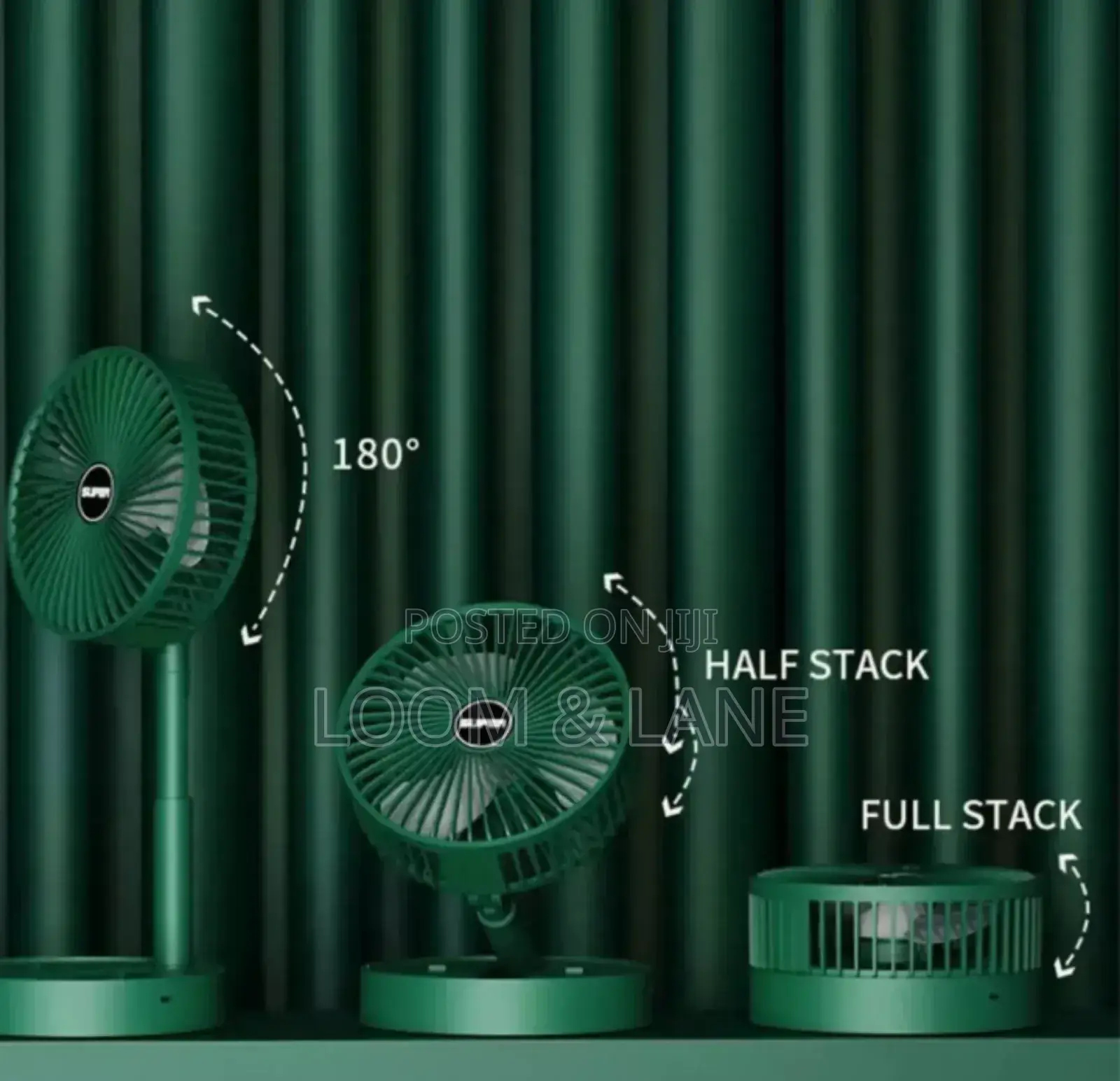 Foldable Rechargeable Electric Desk Fan