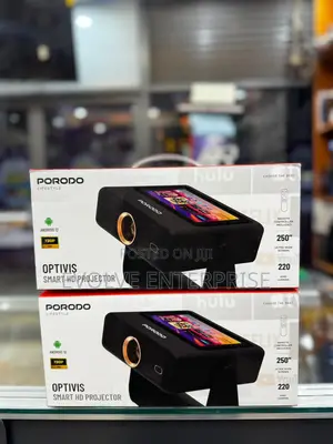 Porodo Lifestyle Optivis Smart Hd Projector