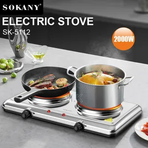 Sokany Portable Electric Stove Twin Solid Hot Plate
