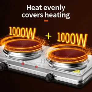 Sokany Portable Electric Stove Twin Solid Hot Plate