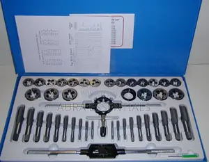 45-Piece Alloy Steel Tap and Die Threading Tool Set