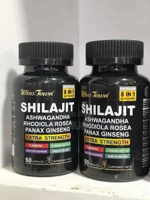 Original Shilajit Capsules With Ashwagandha Ginseng 60 Capsules
