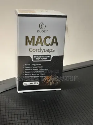 Maca Cordyceps Extra Strength Men Power 60 Tablets by Duozi