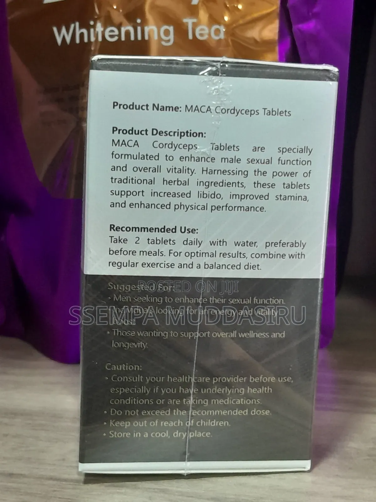 Maca Cordyceps Extra Strength Men Power 60 Tablets by Duozi