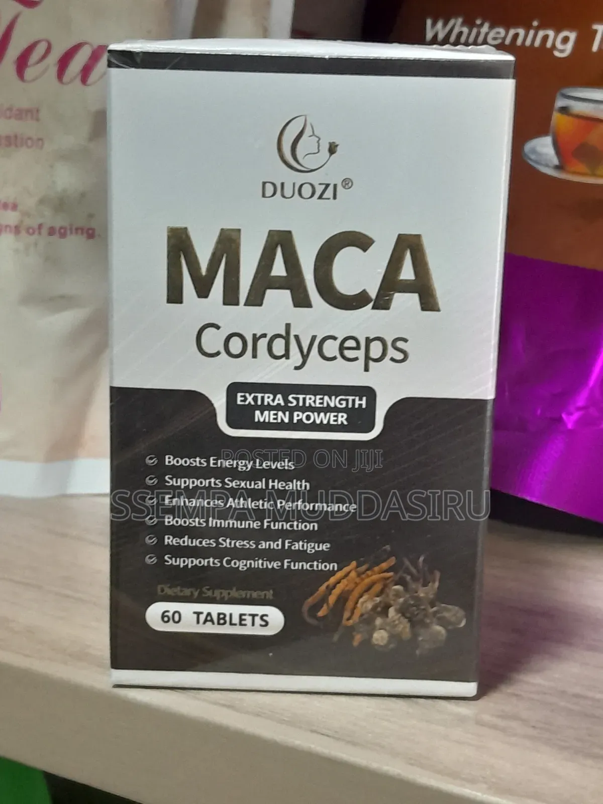 Maca Cordyceps Extra Strength Men Power 60 Tablets by Duozi