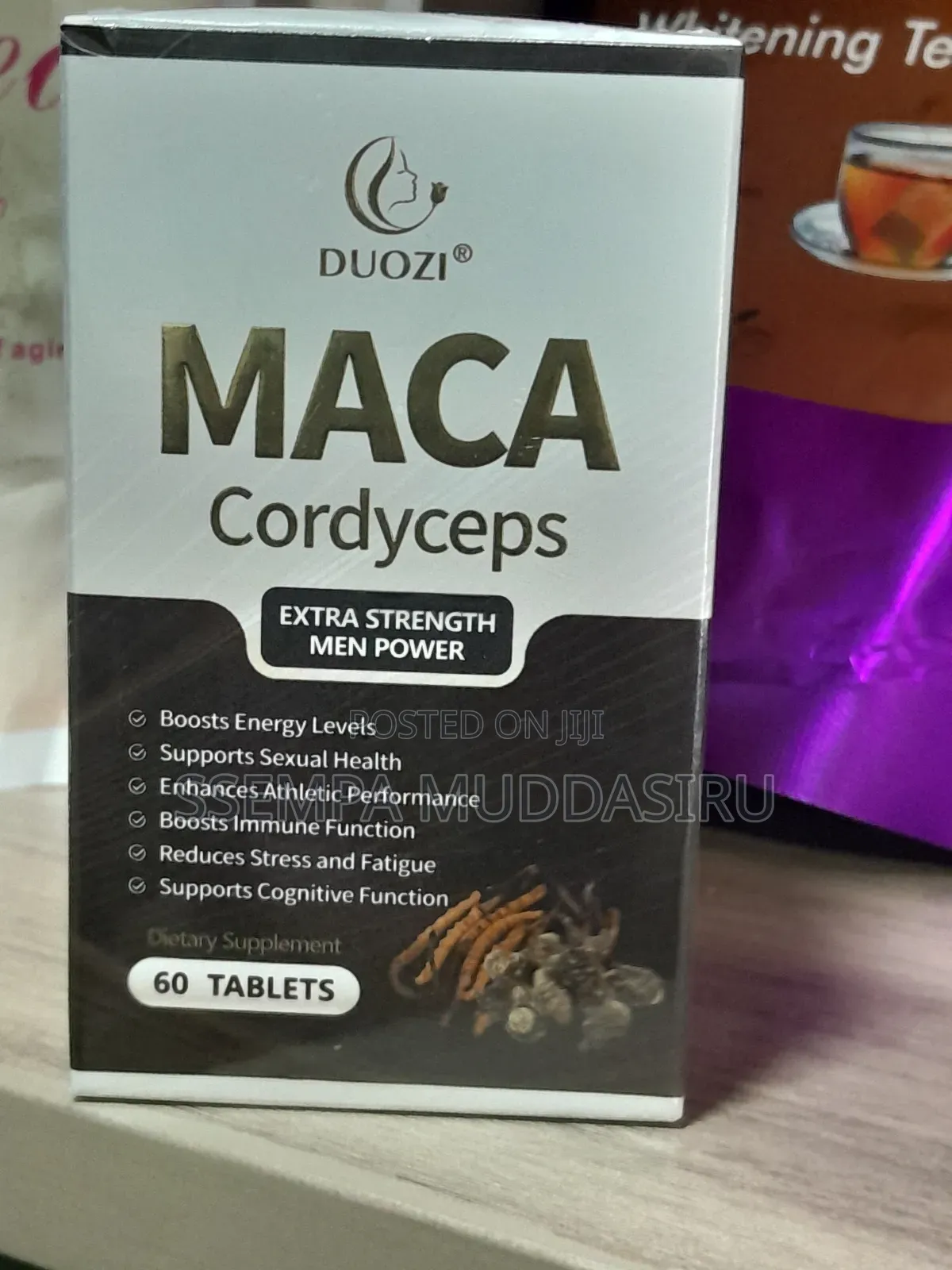 Maca Cordyceps Extra Strength Men Power 60 Tablets by Duozi
