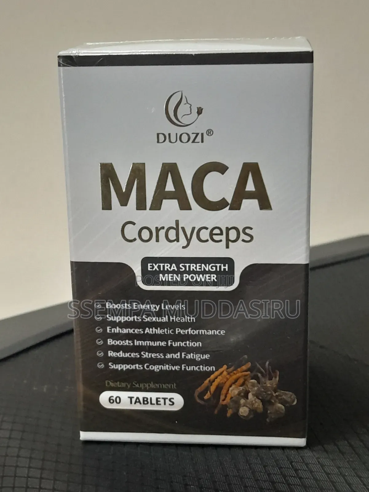 Maca Cordyceps Extra Strength Men Power 60 Tablets by Duozi