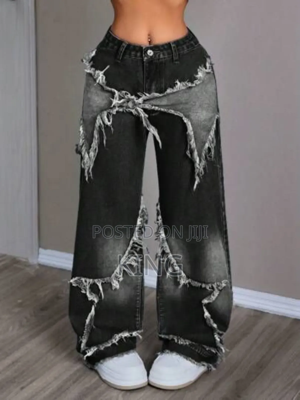Classic Comfortable High Waisted Flared Jeans Cool Stretch .