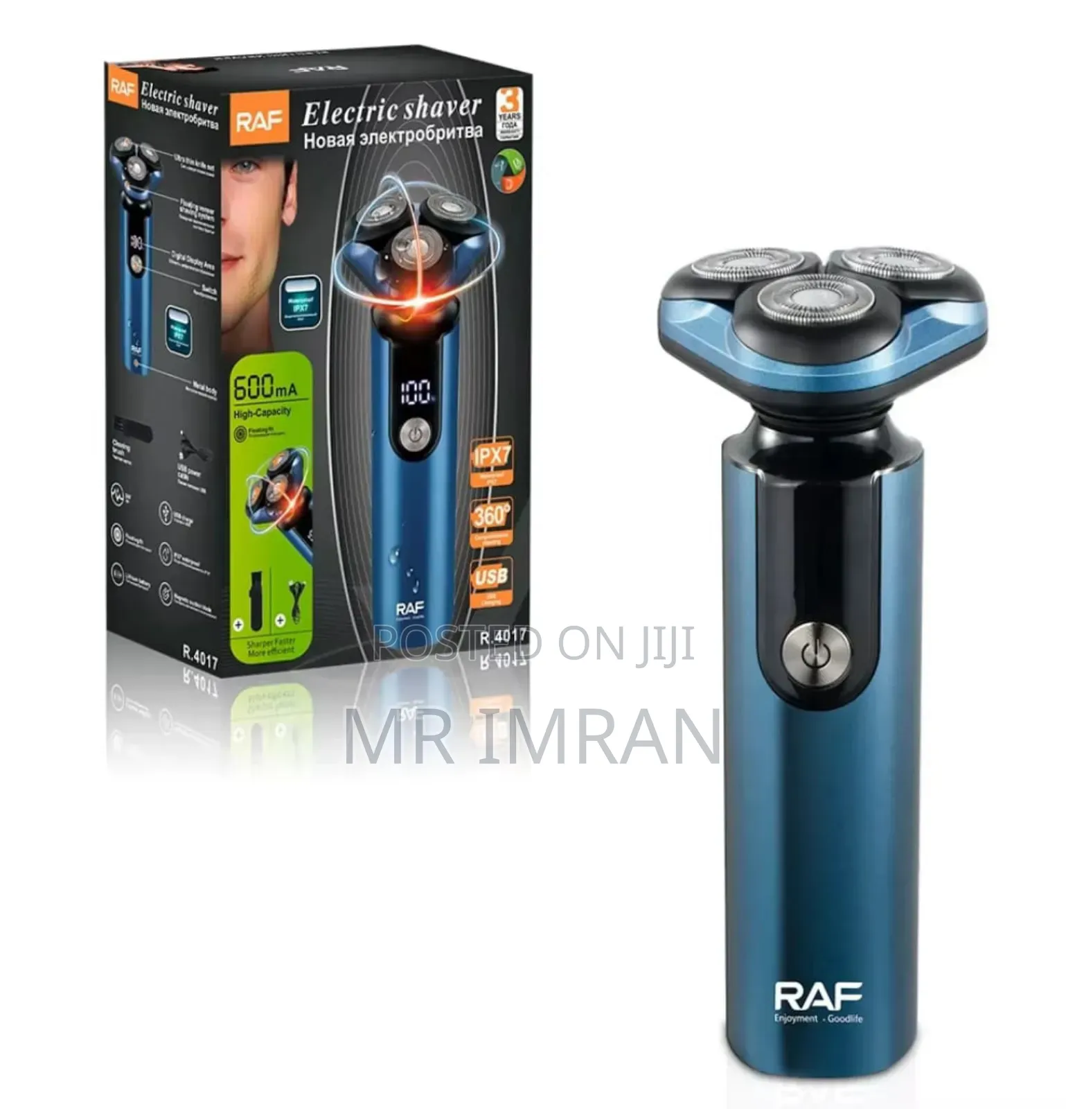 Raf R.4017 Electric Hair and Beard Shaver.