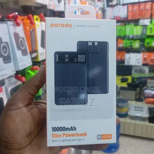 22.5w Porodo 10000mah Slim Power Bank