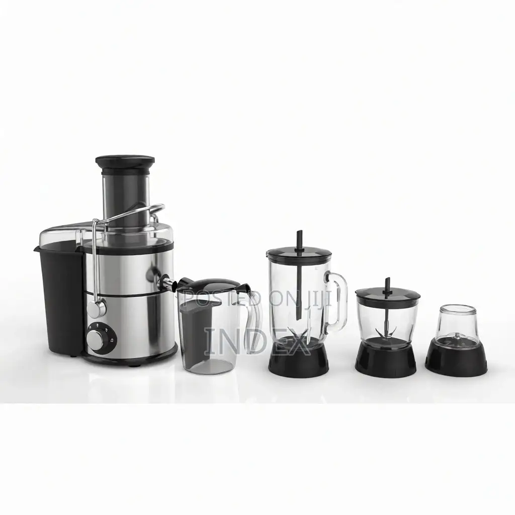 4 Ln1 Electric Juicer,Blender/Extractor,1.5l- Silver