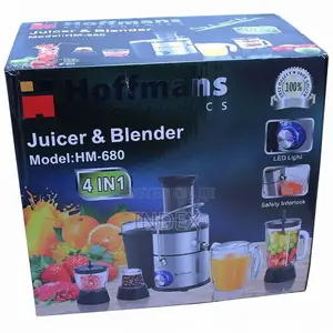 4 Ln1 Electric Juicer,Blender/Extractor,1.5l- Silver
