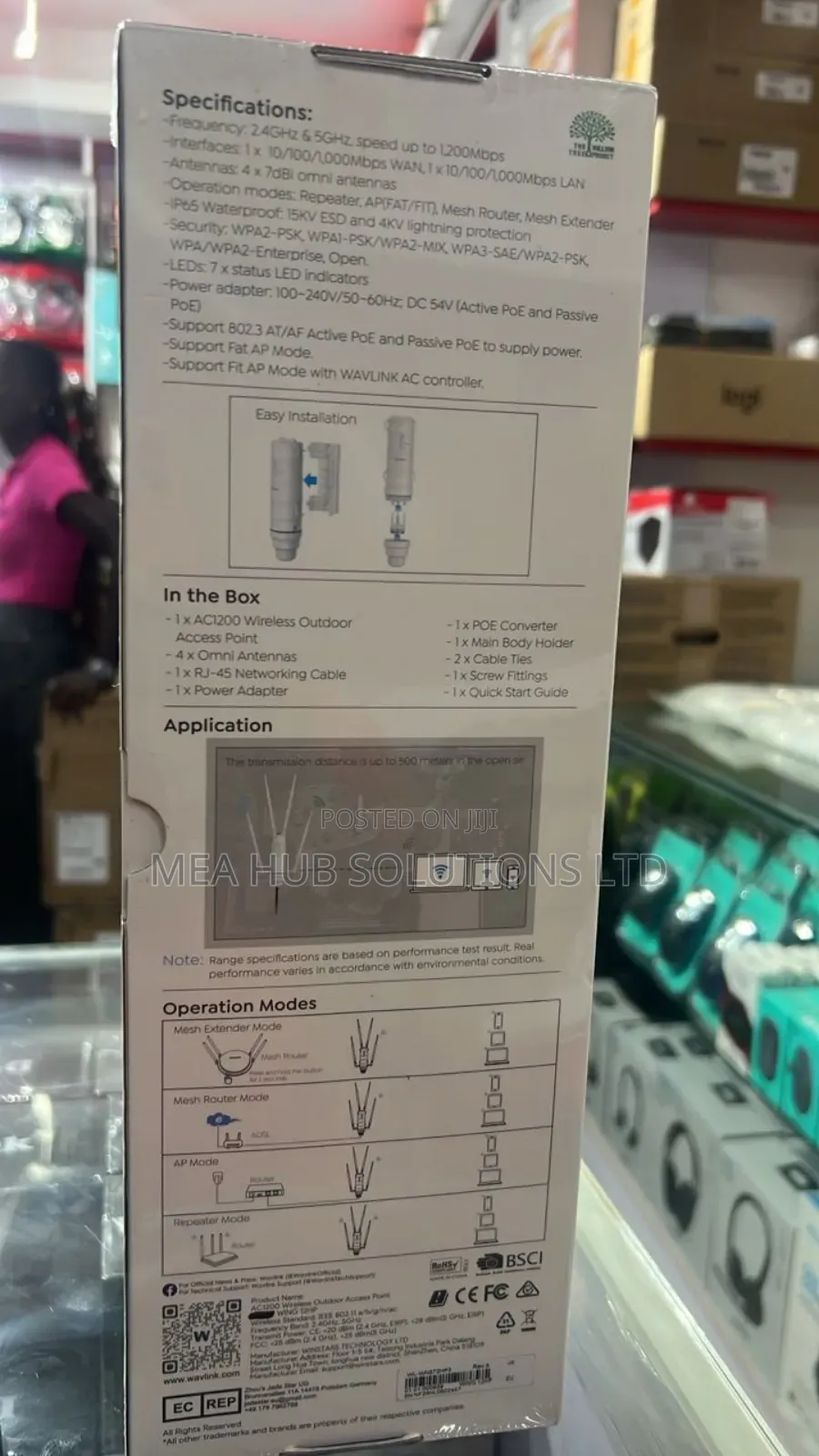 Wavlink Ac1200 Wireless Outdoor Access Point