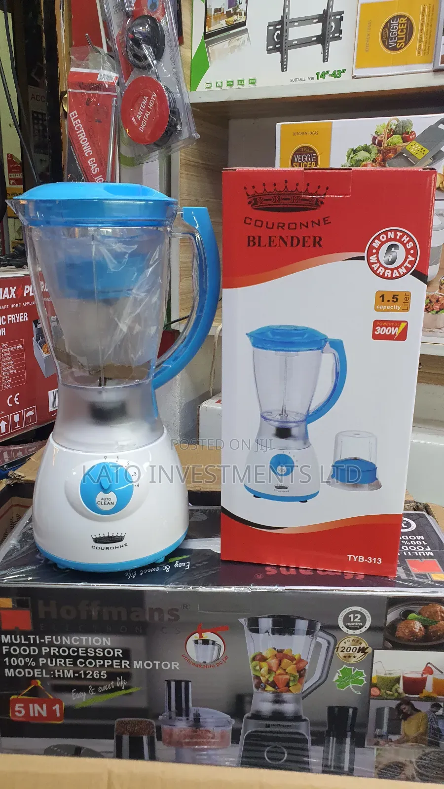 Couronne Blender 2 in 1 Tyb-313 Litres 1.5