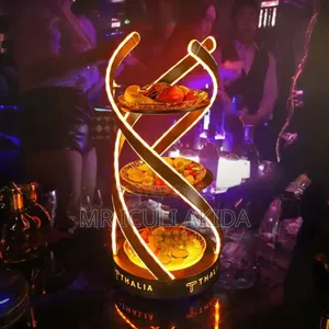 3-Tier Modern Luminous Fruit Plate Stand for Home,Bars,Clubs