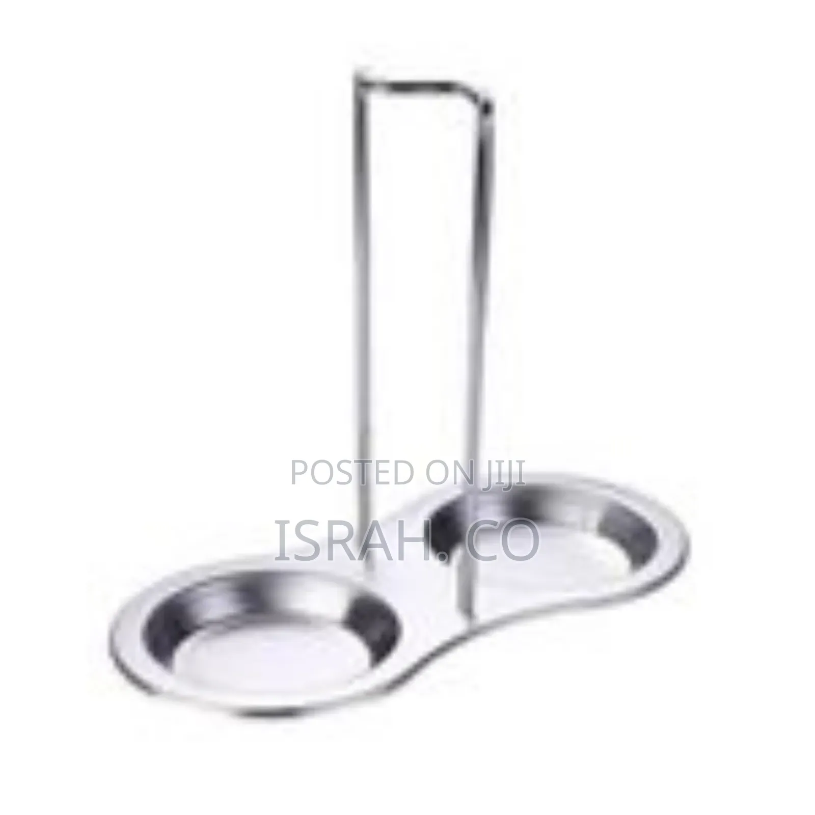 Dual Stainless Steel Vertical Ladle Stand With Drip Tray