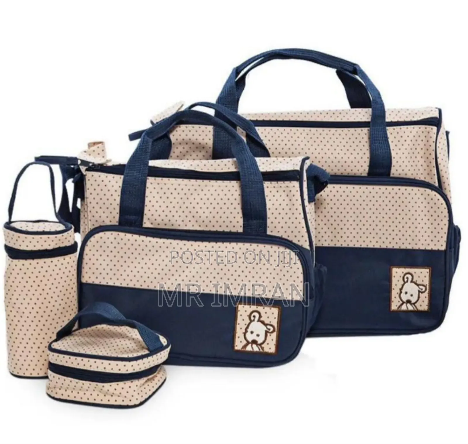 5-Piece Multi-Functional Baby Diaper Bag Set