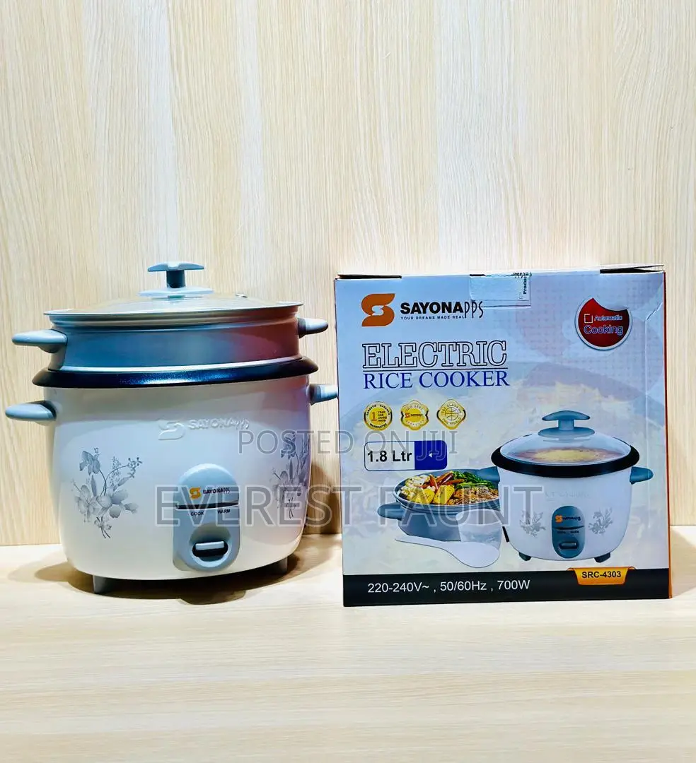 Sayona Electric Rice Cooker 1.8 Liters