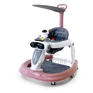Baby Walker With Umbrella – Safe Sun‐Shield Baby Walker Withumbrella