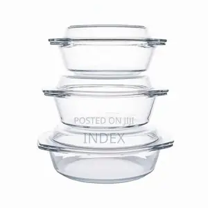 A Piece Ceramic Casserole Serving Dishes -Transparent