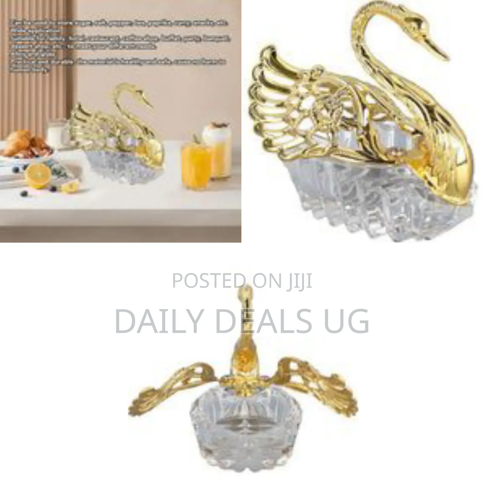 Decorative Swan Sugar Storage Jar