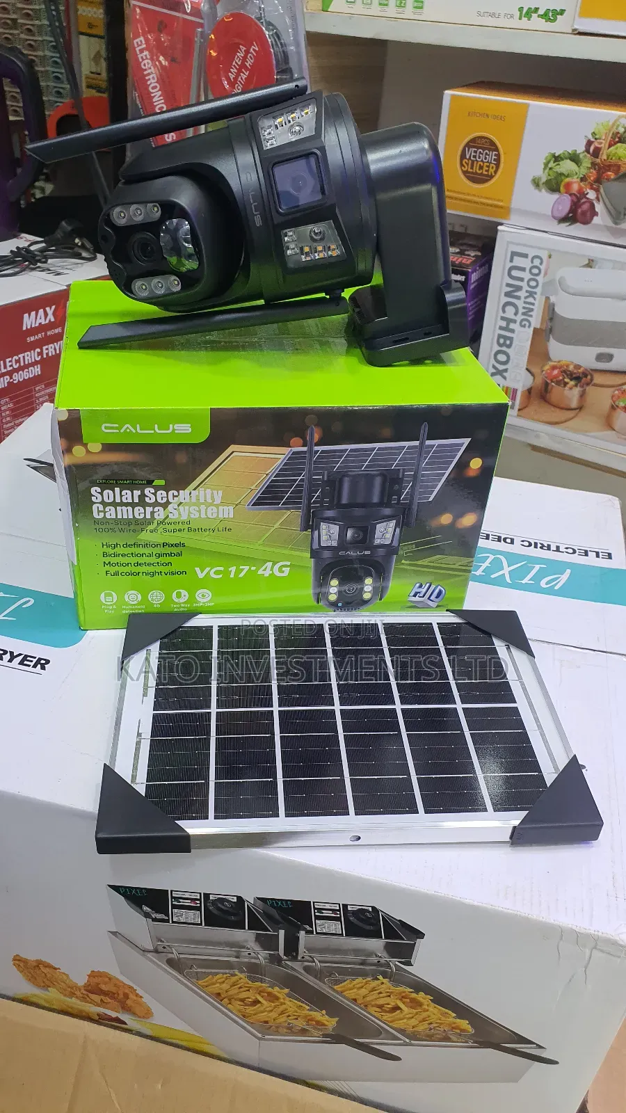 Calus Solar 360° Rotation Security Camera