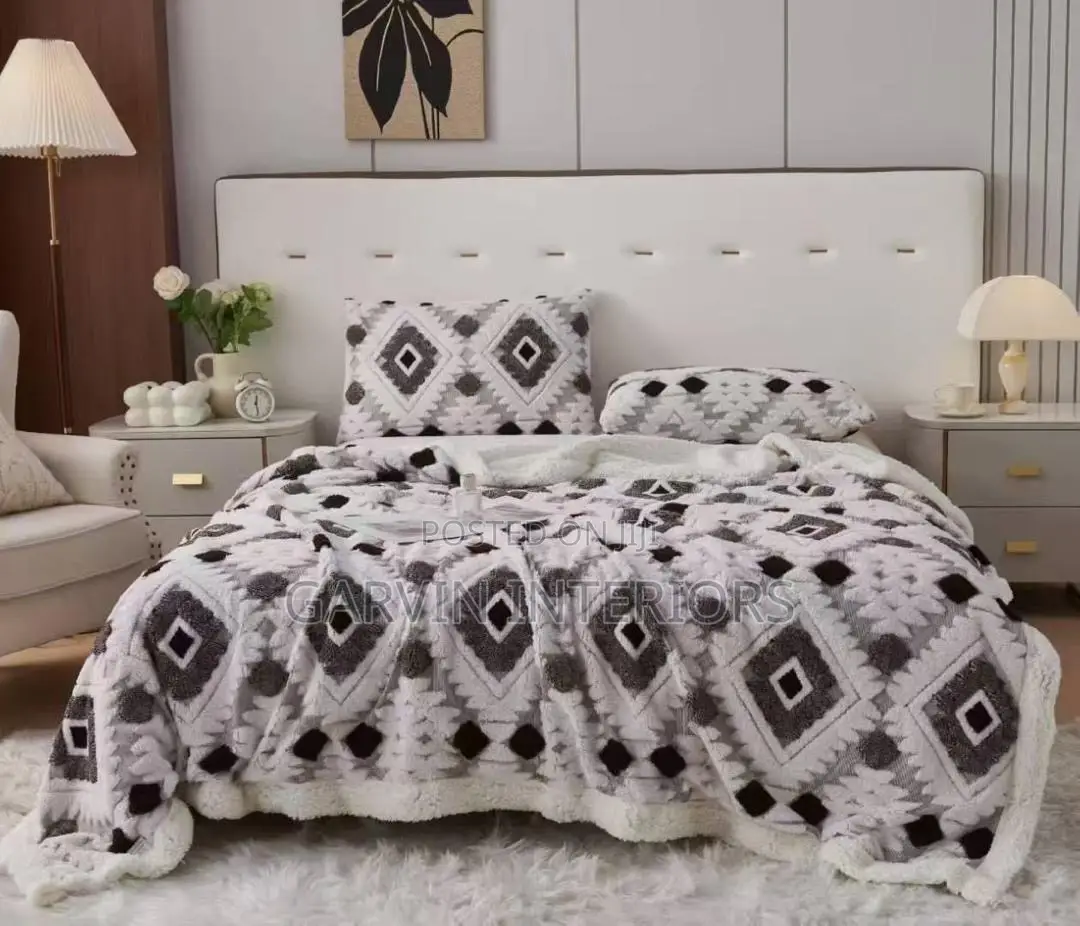 Floral Fuzzy Throw Blankets