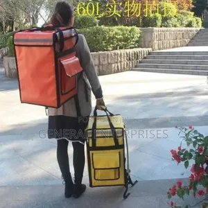Professional Insulated Food Delivery Backpack With a Large Capacit