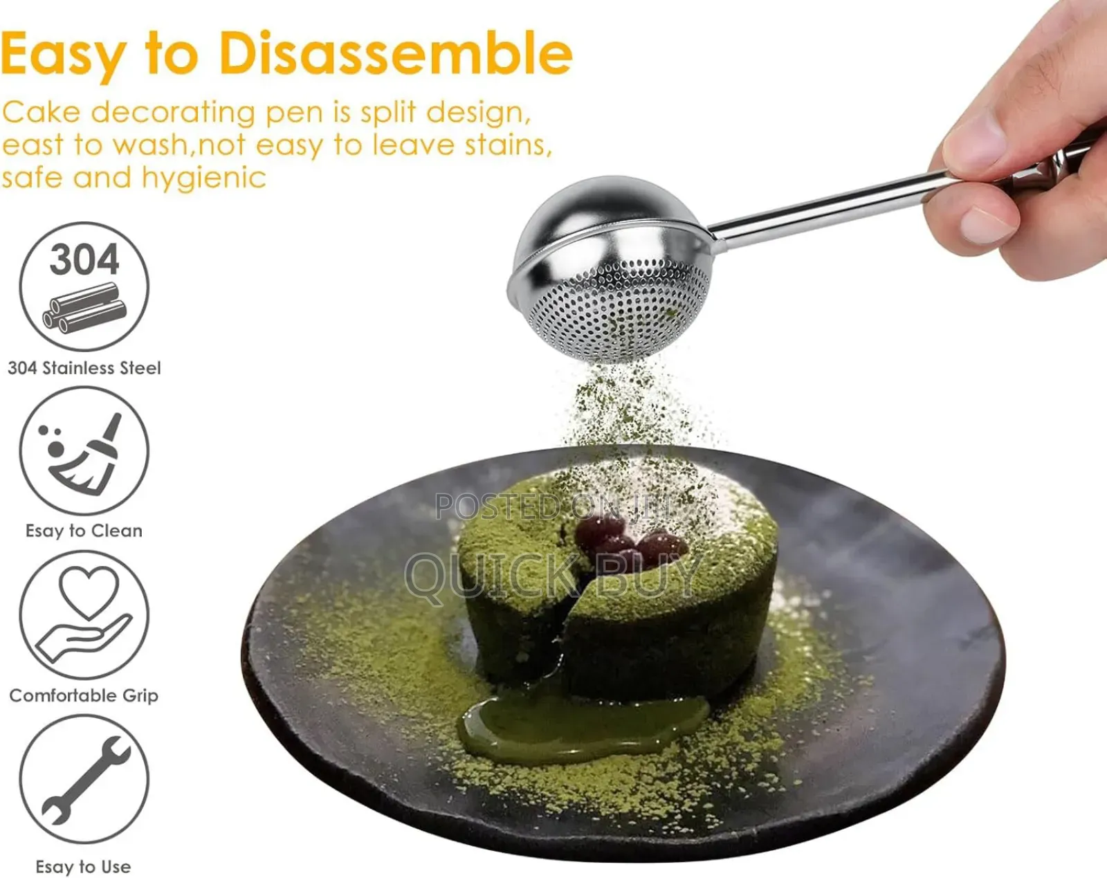 Stainless Steel Telescopic Tea Infuser or Strainer.