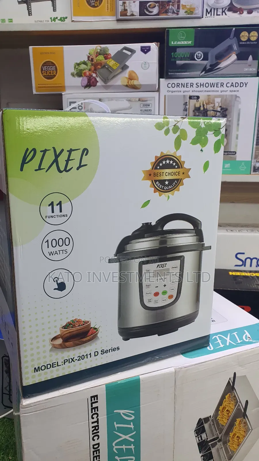 7l Pixel Multifunctional Pressure Cooker With Steamer