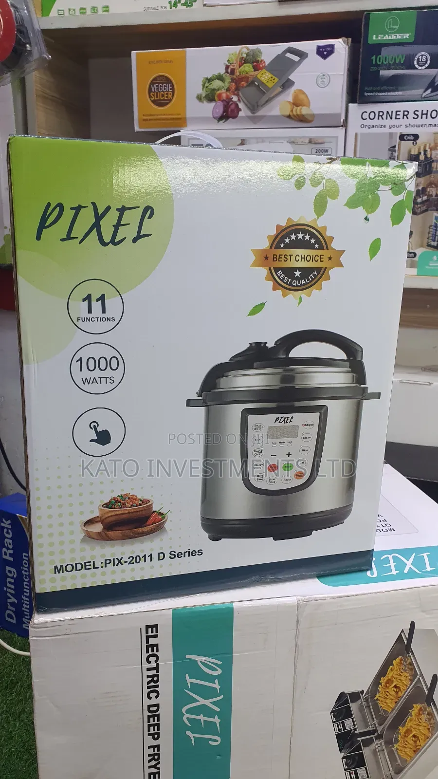 7l Pixel Multifunctional Pressure Cooker With Steamer
